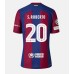 Barcelona Sergi Roberto #20 Replika Hemma matchkläder 2023-24 Korta ärmar